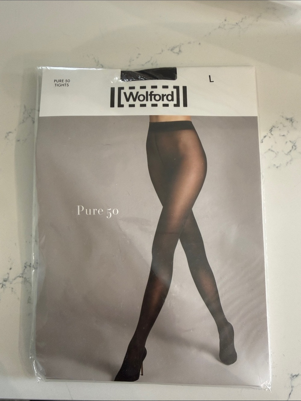 Wolford Admiral Pure 50 Sheer Tights - Classic Opaque Look